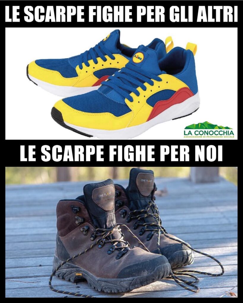 Le scarpe che indossiamo in montagna Le scarpe che indossiamo in montagna